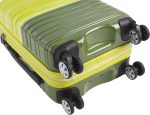 Rockland Melbourne Hardside Expandable Spinner Wheel Luggage, Purple, Carry-On 20-Inch - Image 9